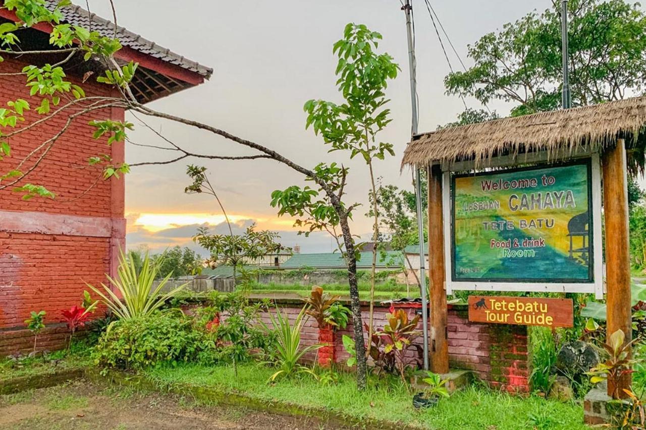 Lesehan Cahaya Tetebatu Inn Syariah at Desa Wisata Bagian luar foto